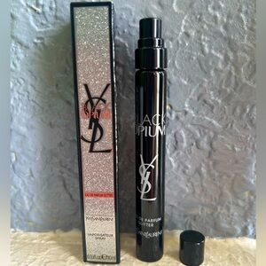 YSL Black Opium 10ml Spray Yves Saint Laurent Parfum NIB